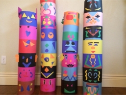 Picture of completed Totem Pole project