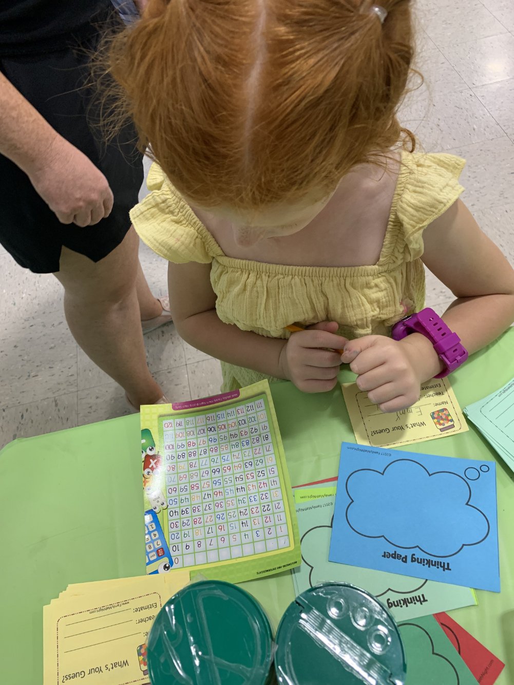 Photo of estimation station